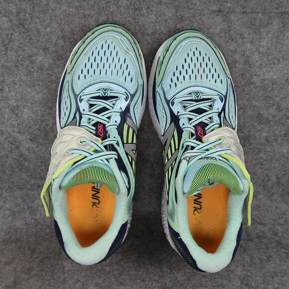 New Balance Shoes Womens 7 Running Sneakers 860v7 Wings Athletic Trainers Blue - Picture 9 of 13